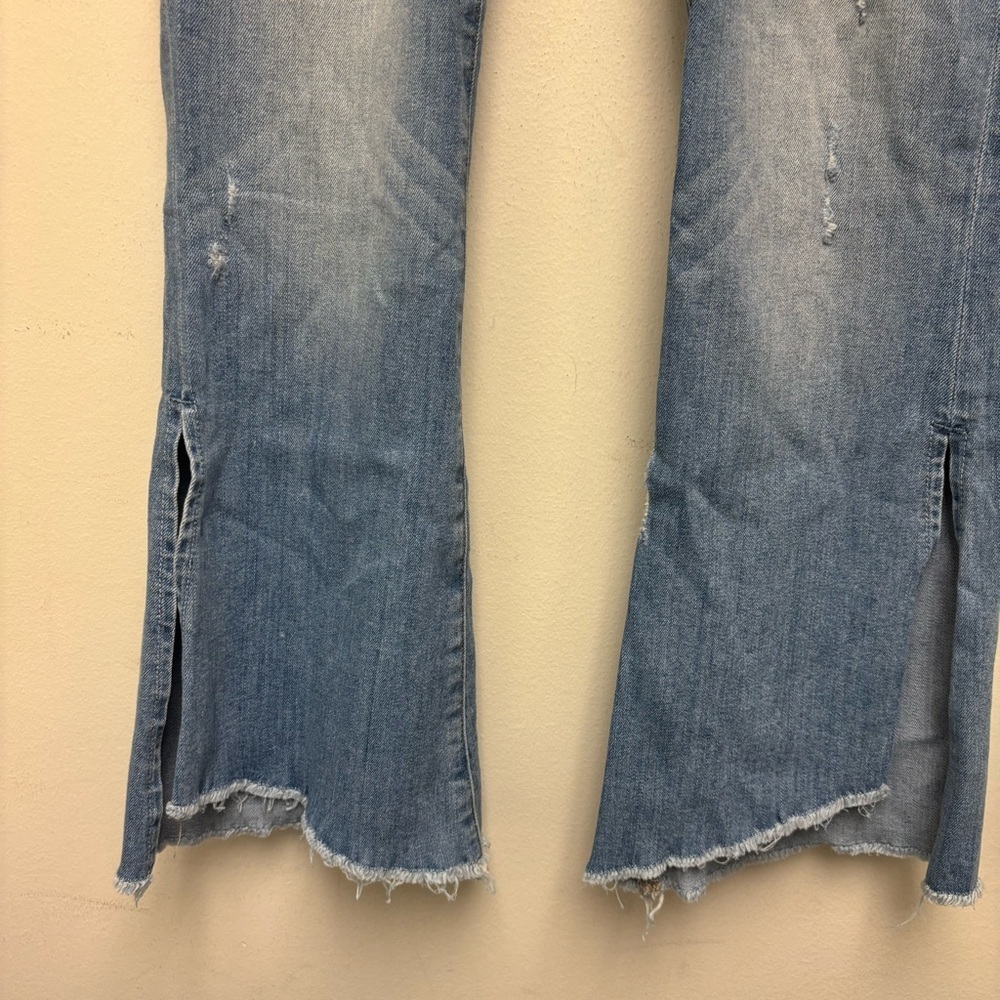 Flying Monkey Split Hem Flare Jeans - image 6